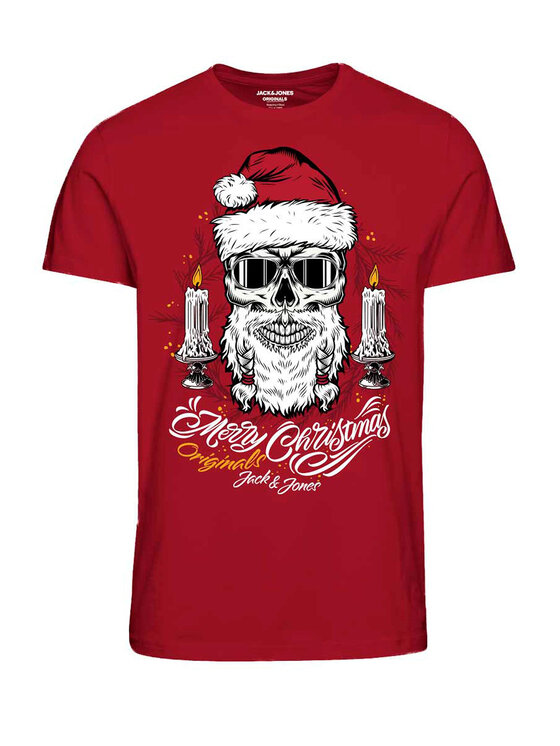 T-shirt Claus 12222475 Rosso Regular Fit