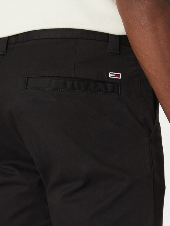 Tommy Jeans Tommy Jeans Chino hlače Austin DM0DM20282 Črna Slim Fit