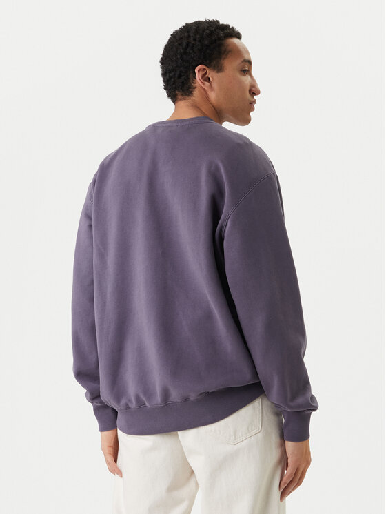 Element Element Pulóver Lowcase Pigment Cr ELYFT00172 Lila Relaxed Fit
