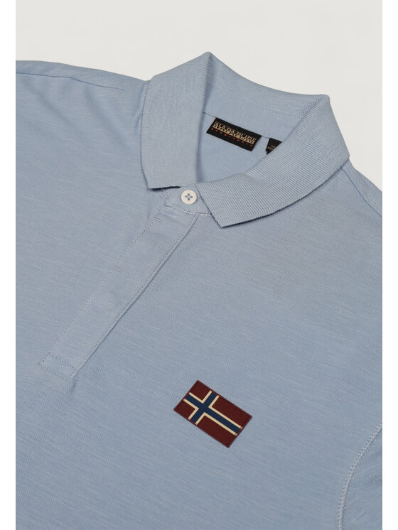 Napapijri Napapijri Polo EBEA 2 Niebieski Casual Fit