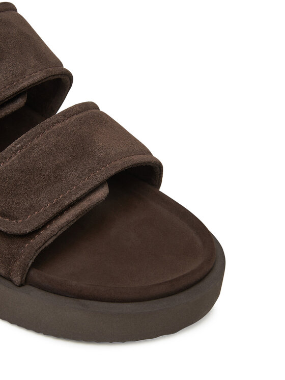 Inuikii Inuikii Klapki Suede Double Band 50102-510 Brązowy