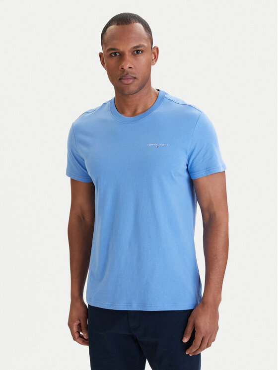 Tommy Jeans Tommy Jeans T-kreklu komplekts DM0DM22316 Zils Slim Fit