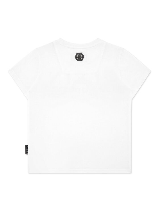 PHILIPP PLEIN PHILIPP PLEIN T-Shirt 19969 Biały Regular Fit