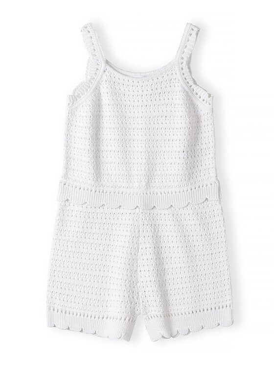 minoti minoti Kombinezon 30KNIT152 Biały