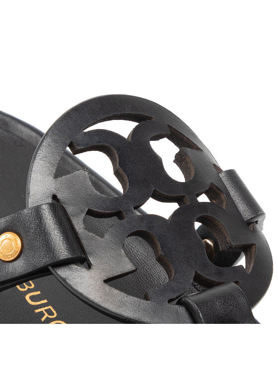 Tory Burch Tory Burch Čības uz pirksta Miller Cloud Coin 83764 Melns