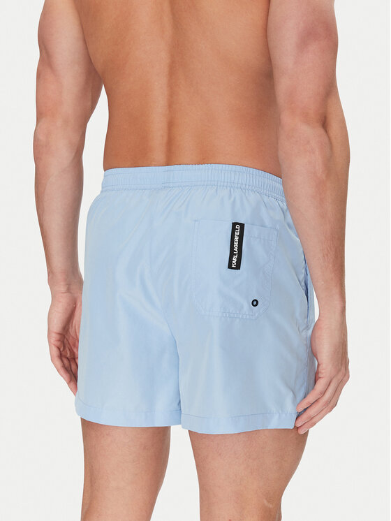 KARL LAGERFELD KARL LAGERFELD Szorty kąpielowe A1M46013 Niebieski Regular Fit