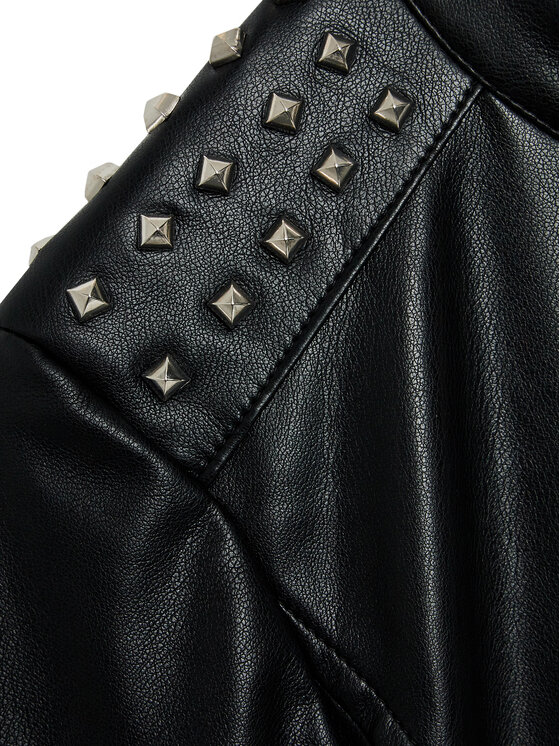 Giacca in similpelle J3RL08 WE8D0 Nero Regular Fit...