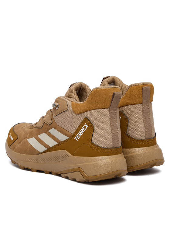 adidas adidas Trekingová obuv Terrex Anylander Leather Mid Climaproof Hiking Shoes KH8876 Svetlo hnedá