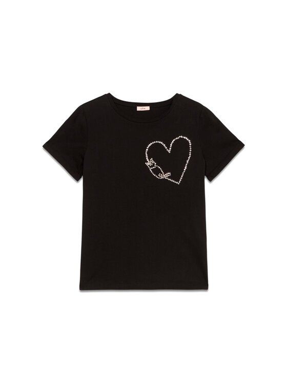 Oltre Oltre T-shirt G270J104051N033 Nero Regular Fit