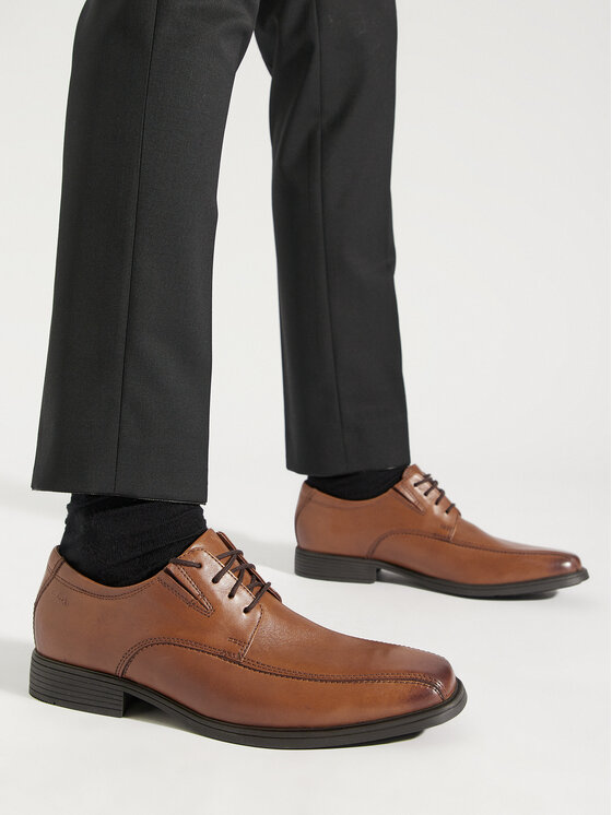 Clarks Scarpe basse Tilden Walk 261300957 Marrone Modivo