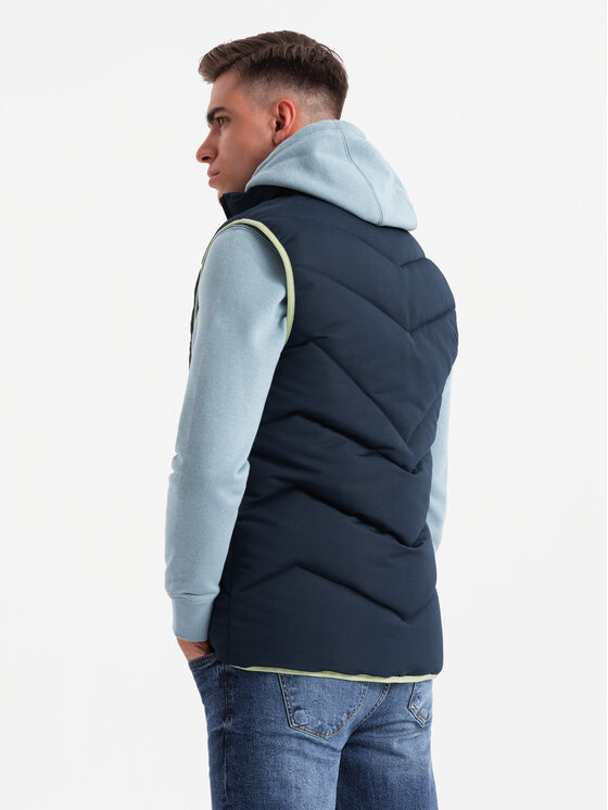 Ombre Ombre Vesta OM-JAVJ-0210 Tmavomodrá Regular Fit