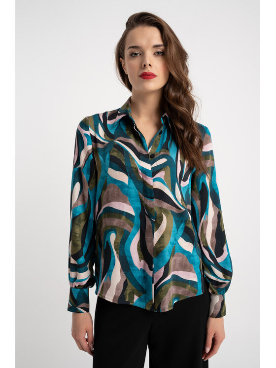 CLICK CLICK Πουκάμισο 10-6963 Έγχρωμο Loose Fit