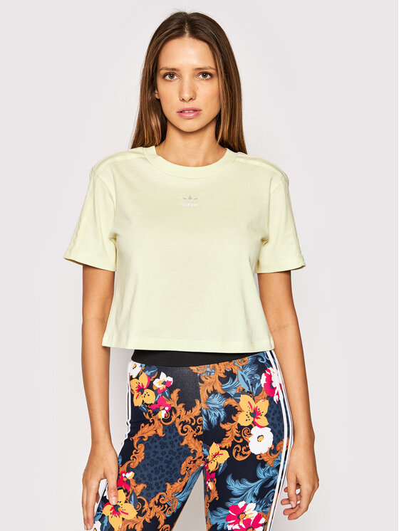 adidas adidas Funkční tričko Luxe H56452 Žlutá Regular Fit