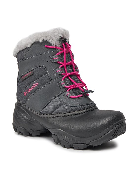 Columbia Columbia Čizme za snijeg Youth Rope Tow™ Iii Waterproof 1637841 Siva
