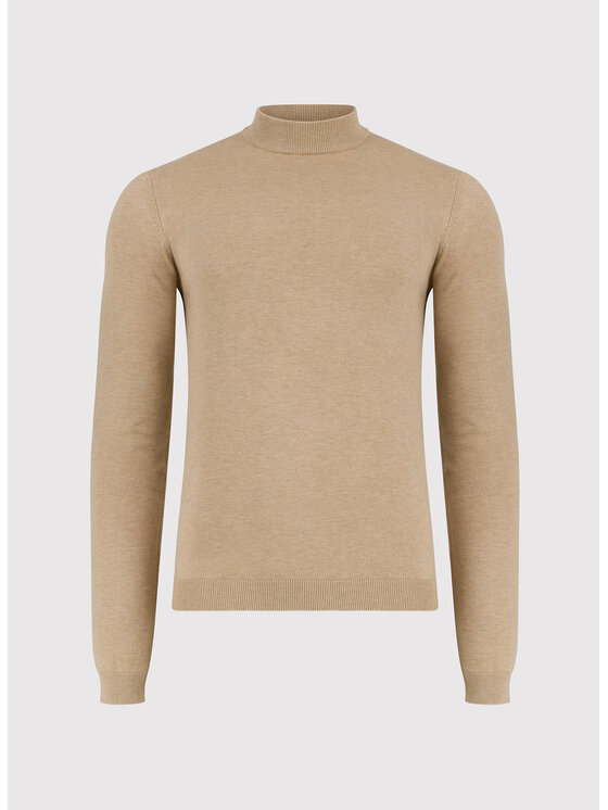 Pako Lorente Pako Lorente Sweter P26WN-2X-015 Beżowy Classic Fit