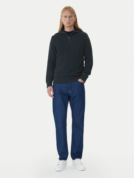 JOOP! JOOP! Sweter 17 JK-15Jacobo 30047353 Granatowy Modern Fit