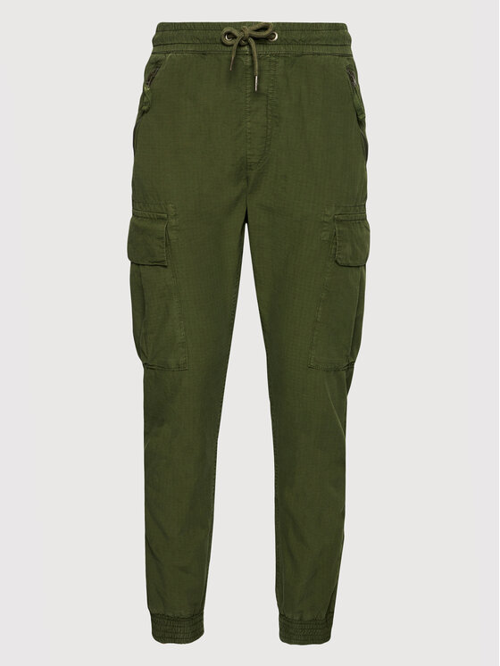 Alpha Industries Alpha Industries Joggery Ripstop 116201 Zielony Tapered Fit