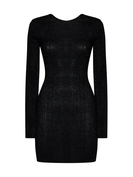 GCDS Abito da cocktail FW23W670941 Nero Regular Fit Modivo