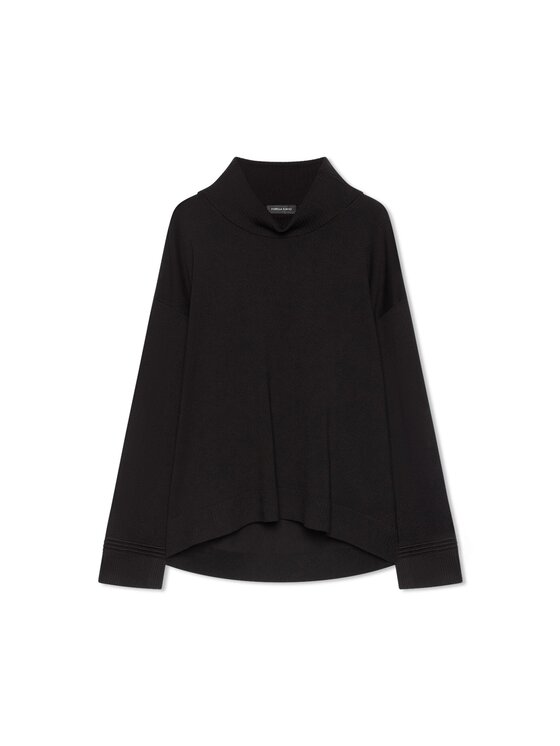 Fiorella Rubino Fiorella Rubino Sweter M277L008559N033 Czarny Over Fit