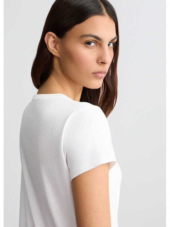 Liu Jo Liu Jo T-shirt WA5362JS923M9568 Bianco Regular Fit