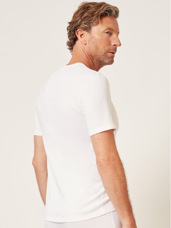 Huber Huber Tričko 110054 Biela Slim Fit