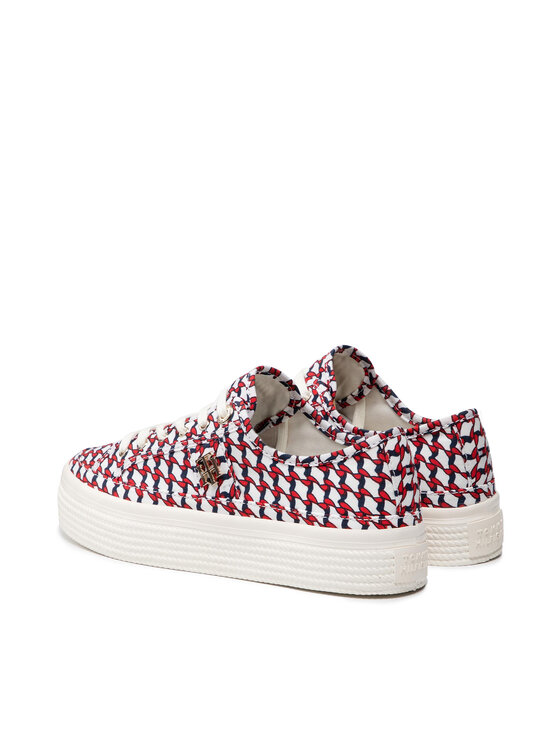 Tommy Hilfiger Tommy Hilfiger Kedai Th Corporate Vulc Sneaker FW0FW05804 Raudona