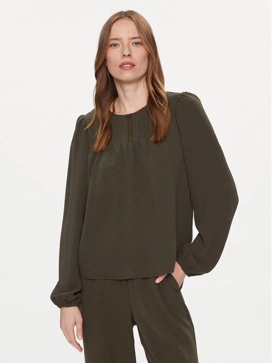 Vero Moda Blúzka 10302546 Sivá Regular Fit