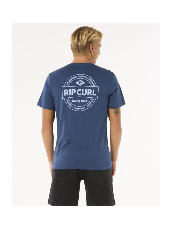 Rip Curl Rip Curl T-Shirt Staple Tee Granatowy Standard Fit