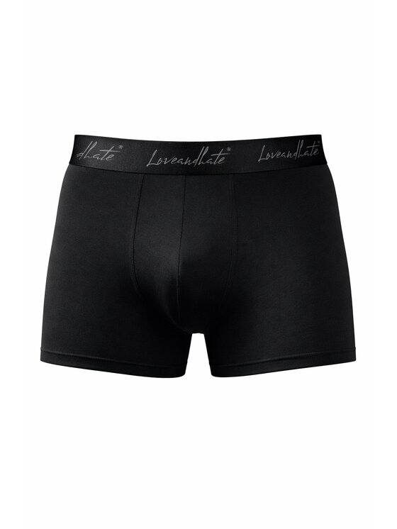 Love and Hate Love and Hate Bokserki Black Essential Czarny