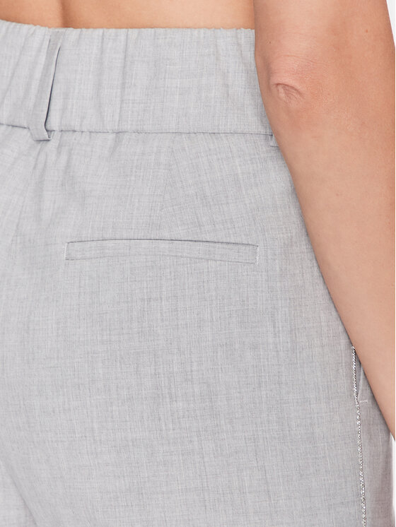 Peserico Peserico Hlače iz tkanine P04816V Siva Regular Fit