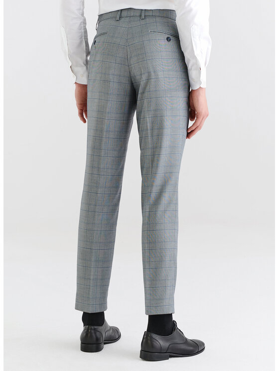 Pako Lorente Pako Lorente Spodnie garniturowe P23SF-6G-025 Szary Slim Fit
