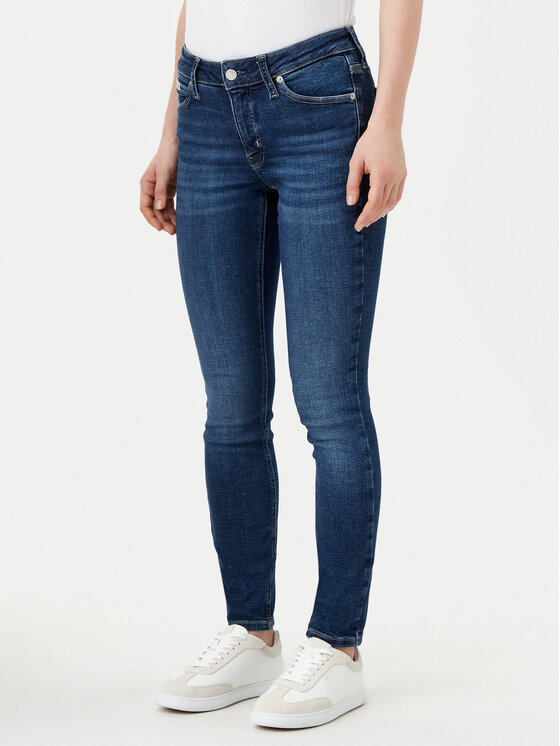 Calvin Klein Jeans Calvin Klein Jeans Jeansy J20J224491 Tmavomodrá Skinny Fit