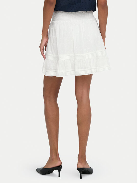 ONLY ONLY Cпідниця-міні Katti 15376205 Білий Regular Fit