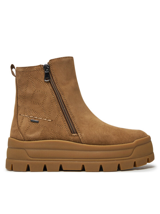 Geox Geox Polokozačky D46WSG 00022 C6372 Hnědá