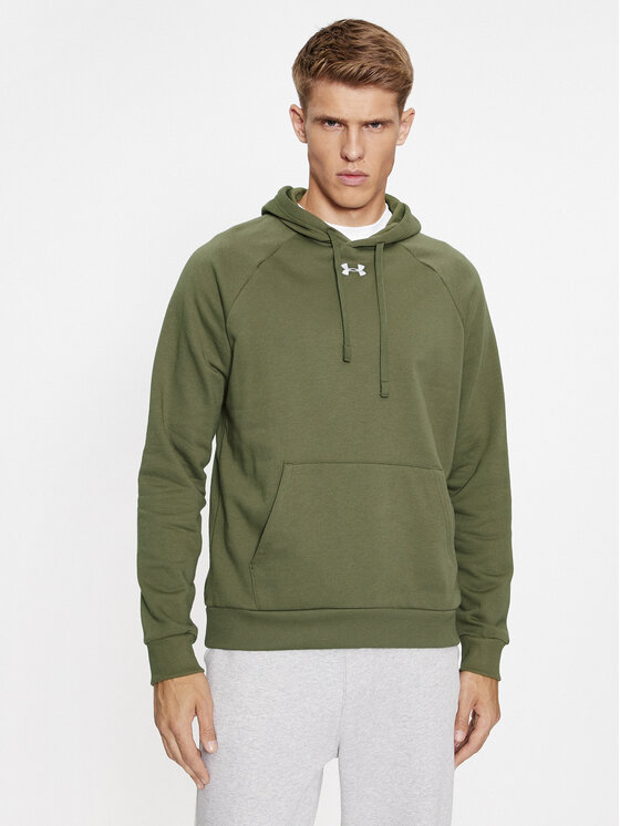 Under Armour Sweatshirt Ua Rival Fleece Hoodie 1379757 Khakifarben Loose Fit Modivo