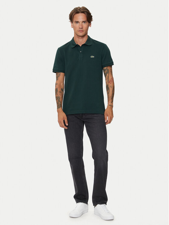 Lacoste Lacoste Polo PH4012 Zielony Slim Fit
