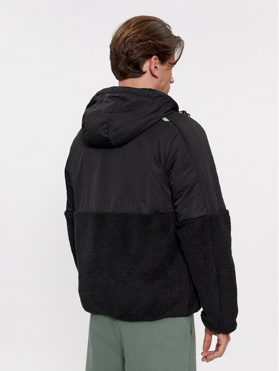 Kappa Kappa Преходно яке Logo 331E2RW Черен Regular Fit