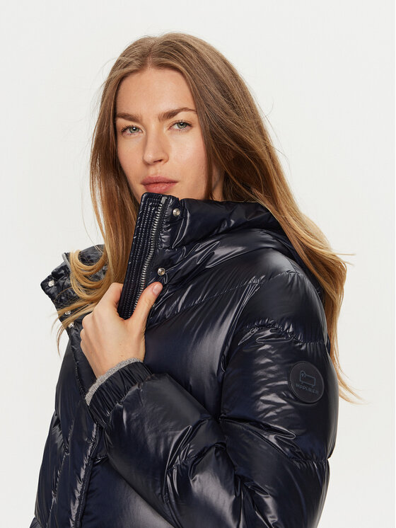 Woolrich Woolrich Pūkinė striukė Aliquippa Long CFWWOU0926FRUT3085 Tamsiai mėlyna Regular Fit