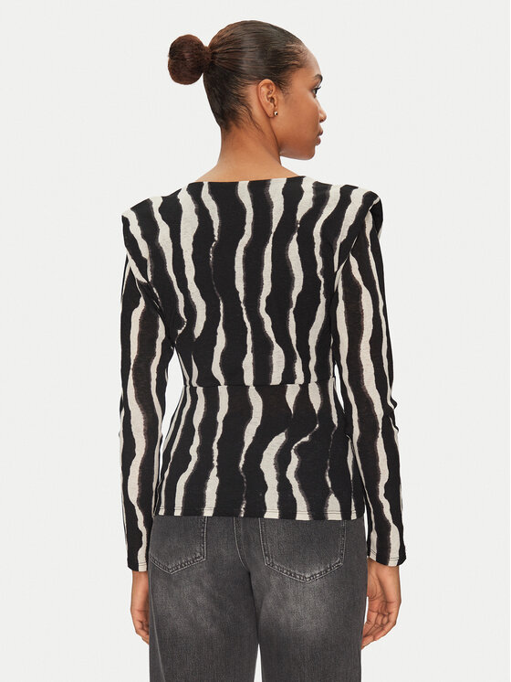 Morgan Morgan Bluzka 251-TIBLO Czarny Slim Fit