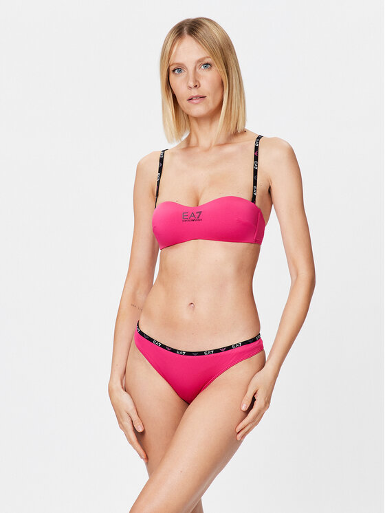 Dámské Plavky EA7 Emporio Armani, Velikost:S, Barva: Růžová, 911104 3R437 00227