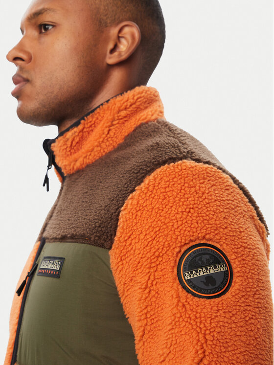 Napapijri Napapijri Polar Yupik NP0A8AZU Brązowy Regular Fit