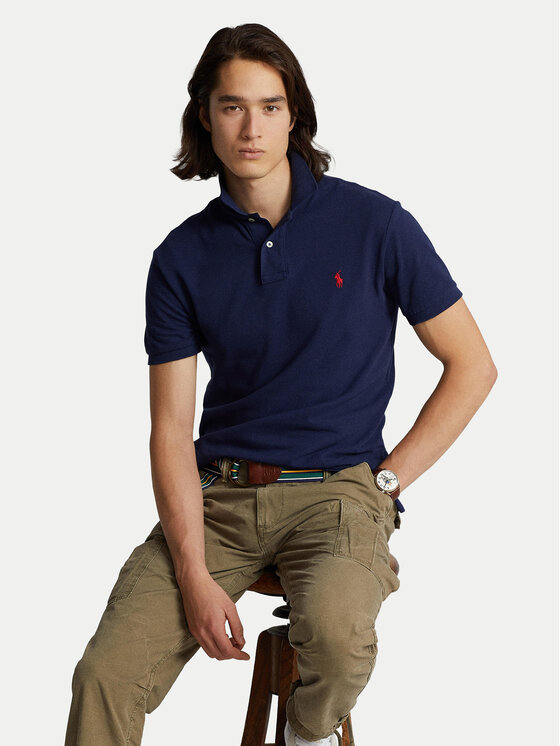 Polo Ralph Lauren Polo Ralph Lauren Polo Core Replen 710795080 Tumši zils Slim Fit