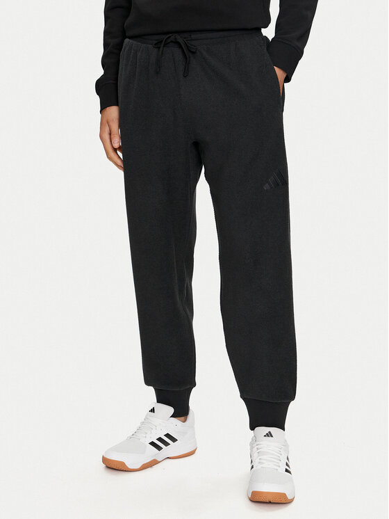 adidas adidas Pantaloni trening Elevated ALL SZN Terry Loop IV5210 Negru Loose Fit