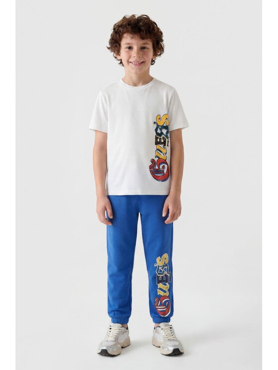 Guess Kids Guess Kids T-Shirt 183037 Biały Classic Fit