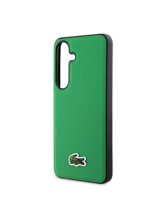Lacoste Lacoste Etui na telefon Iconic Petit Pique Woven Logo CBDY Strap MagSafe Zielony
