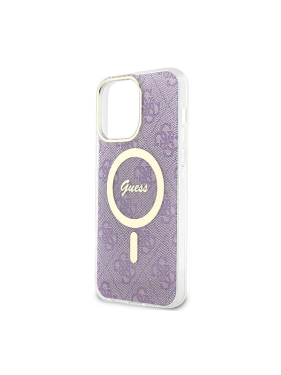 Guess Guess Etui na telefon 4G MagSafe Granatowy