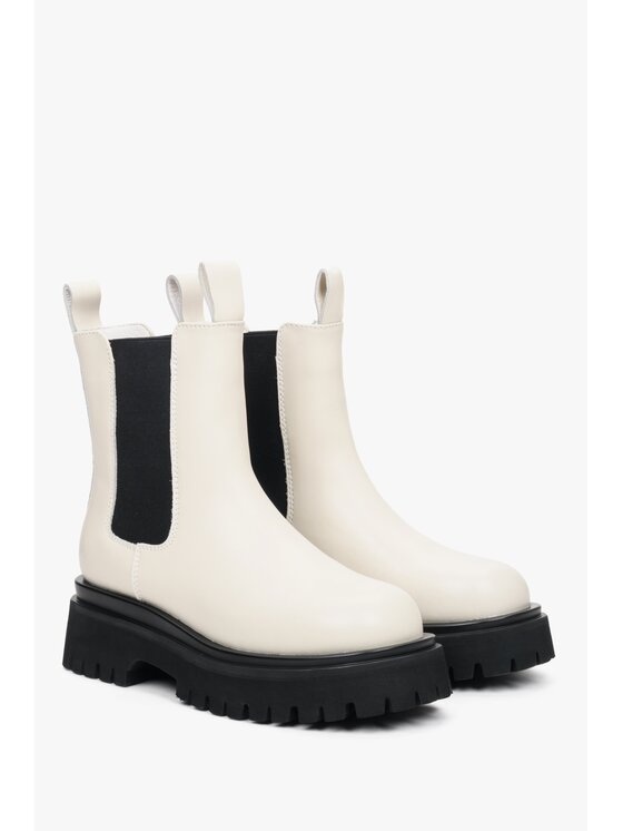 Estro Estro Μποτάκια ER00112256 Λευκό