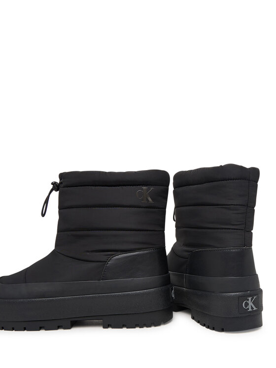 Calvin Klein Calvin Klein Stivali da neve Vulc Flatform Snowboot Nyl HW0HW03245 Nero