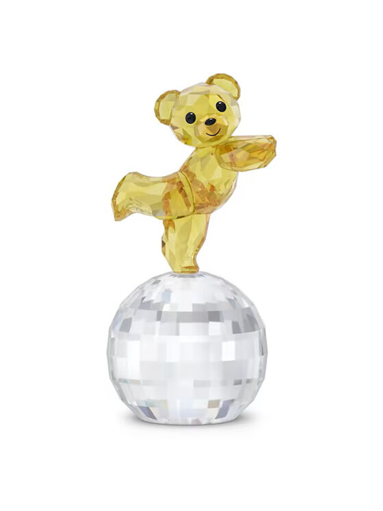 Swarovski Swarovski Ozdoba Miś Kris gotowy na dyskotekę 5639875 Żółty