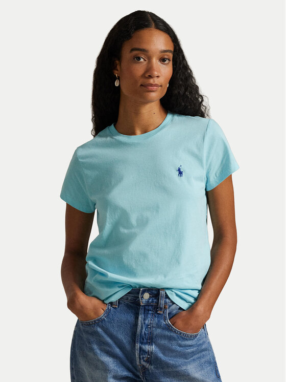 Polo Ralph Lauren Tricou 211B14605010 Turcoaz Classic Fit